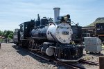 DRGW 318 is seen on display at the Colorado Railroad Museum